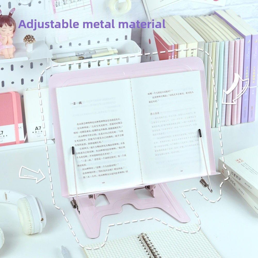 Tablet Accessories For Students - Foldable Desktop Book Tablet Reading Stand