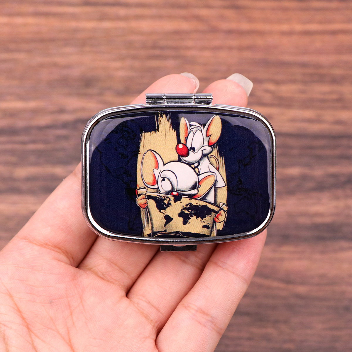 Tablet Accessories Case - Cute Mouse Cartoon Travel Pill Organizer
