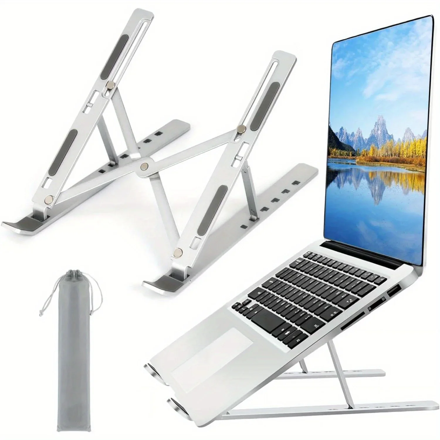 Foldable Aluminum Laptop Riser - огляд і ціна Cooling Stand Tablet