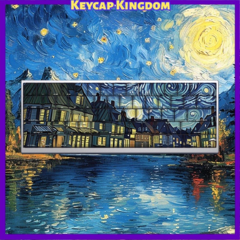 Van Gogh Starry Sky Theme Keyc - огляд і ціна Tablet Accessories Keyboard
