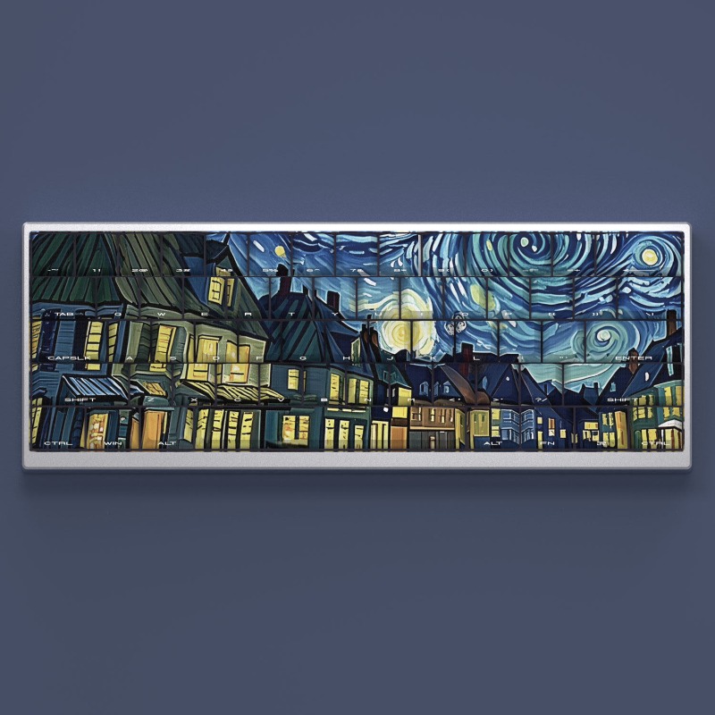 Van Gogh Starry Sky Theme Keyc - огляд і ціна Tablet Accessories Keyboard