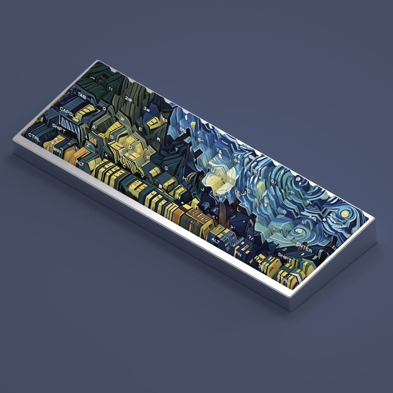 Van Gogh Starry Sky Theme Keyc - огляд і ціна Tablet Accessories Keyboard