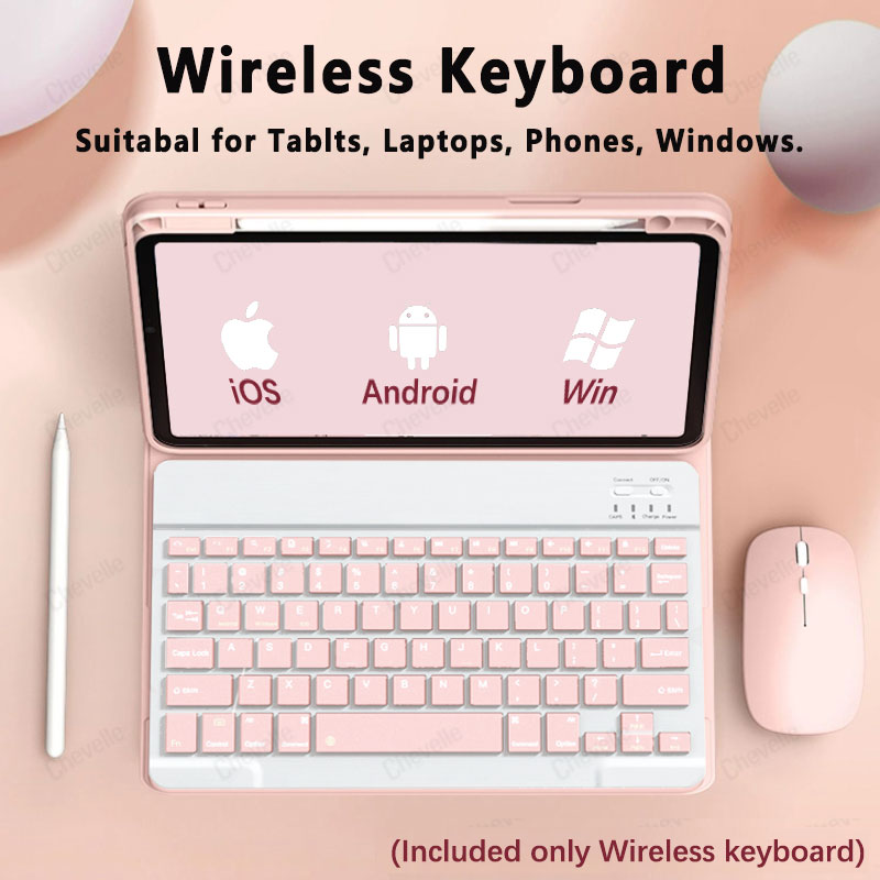 Wireless Bluetooth-compatible  - огляд і ціна Tablet Accessories Keyboard