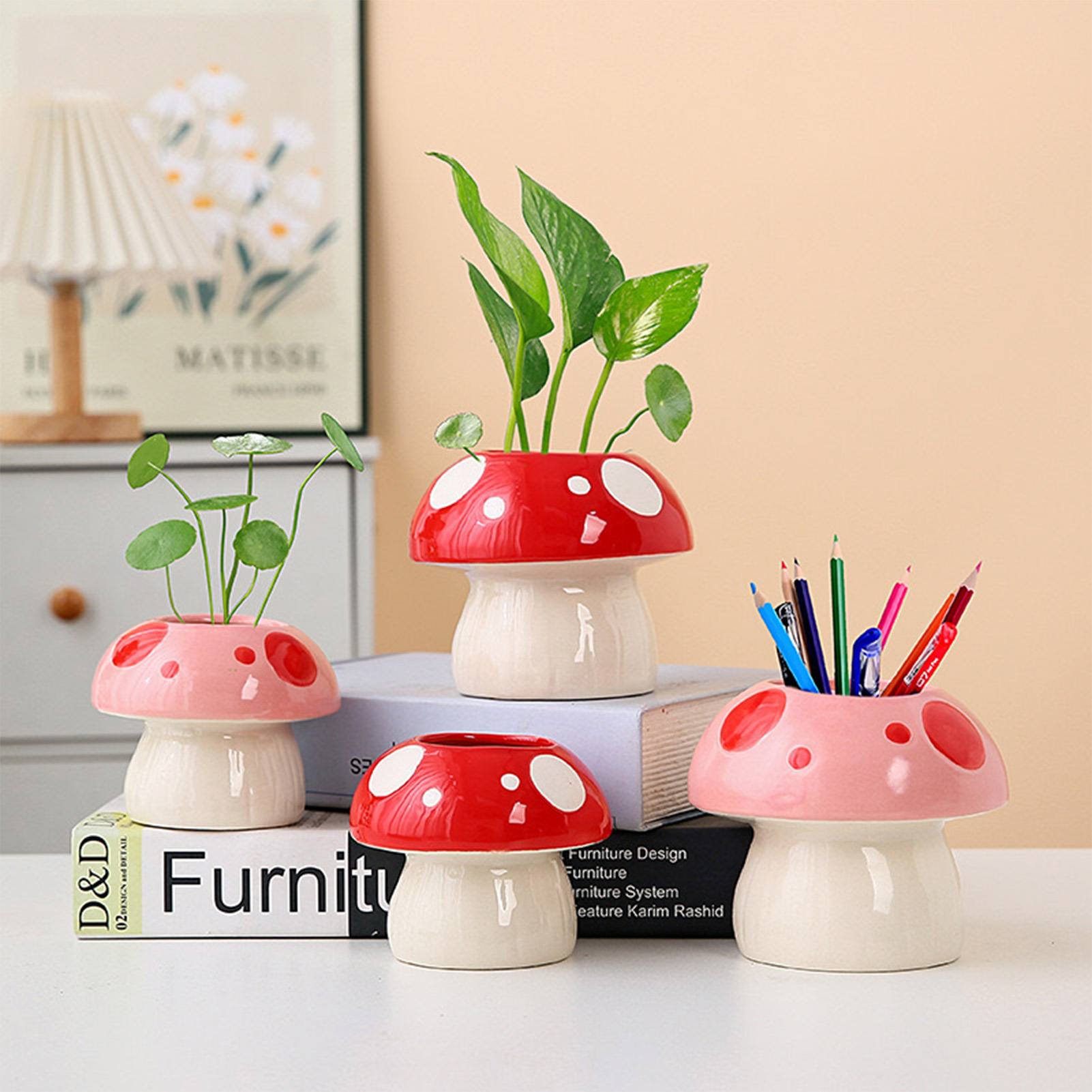 Creative Ceramic Vase Cute Mus - огляд і ціна Tablet Reading Accessories