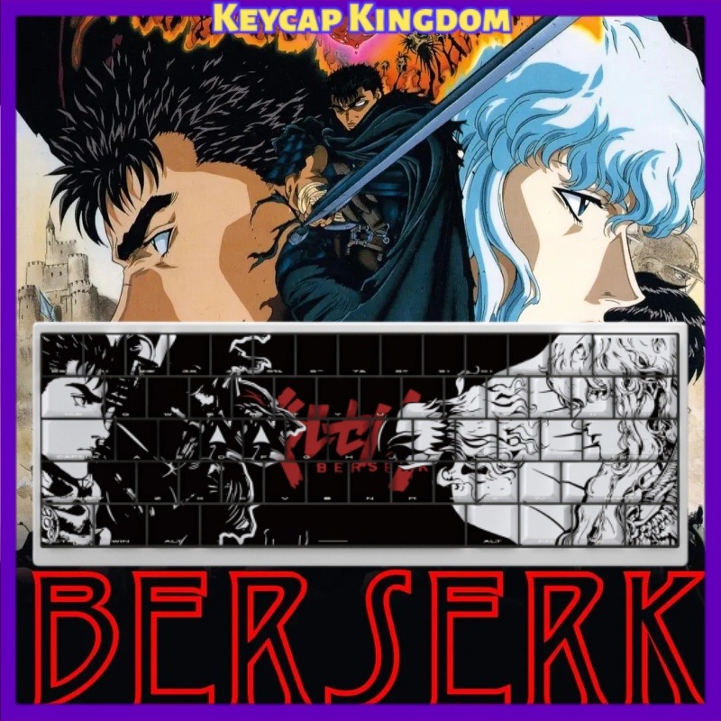 BERSERK Theme Anime Keycap 98  - огляд і ціна Tablet Accessories Keyboard