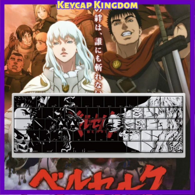 BERSERK Theme Anime Keycap 98  - огляд і ціна Tablet Accessories Keyboard